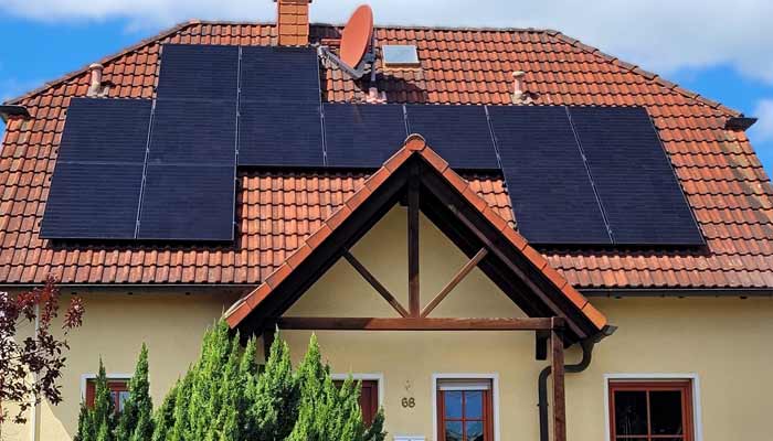 Photovoltaikanlage in Bucha, Saale-Holzland-Kreis, Thüringen